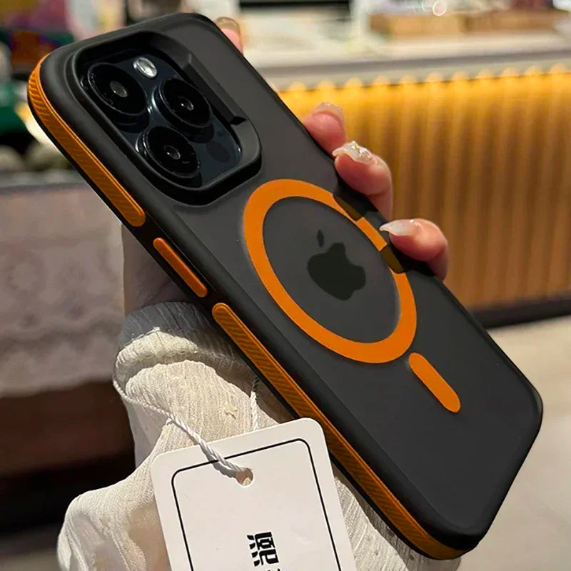 Frosted Bumper Case for iPhone 15/16