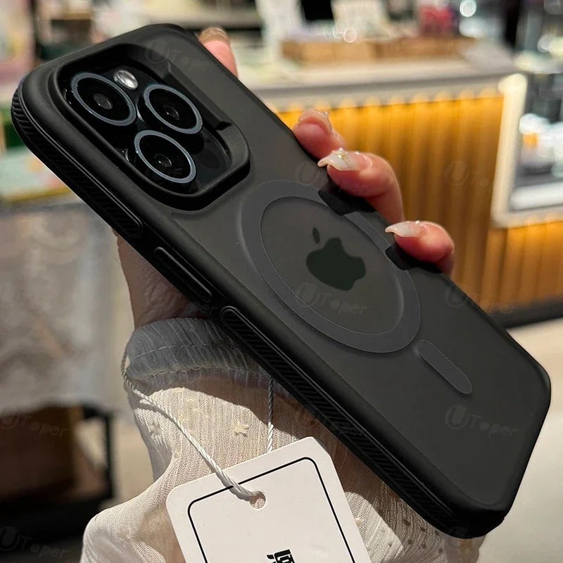 Frosted Bumper Case for iPhone 15/16