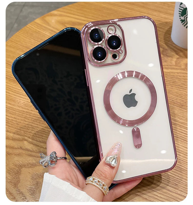 Magnetic Plating iPhone Case 12/13/14