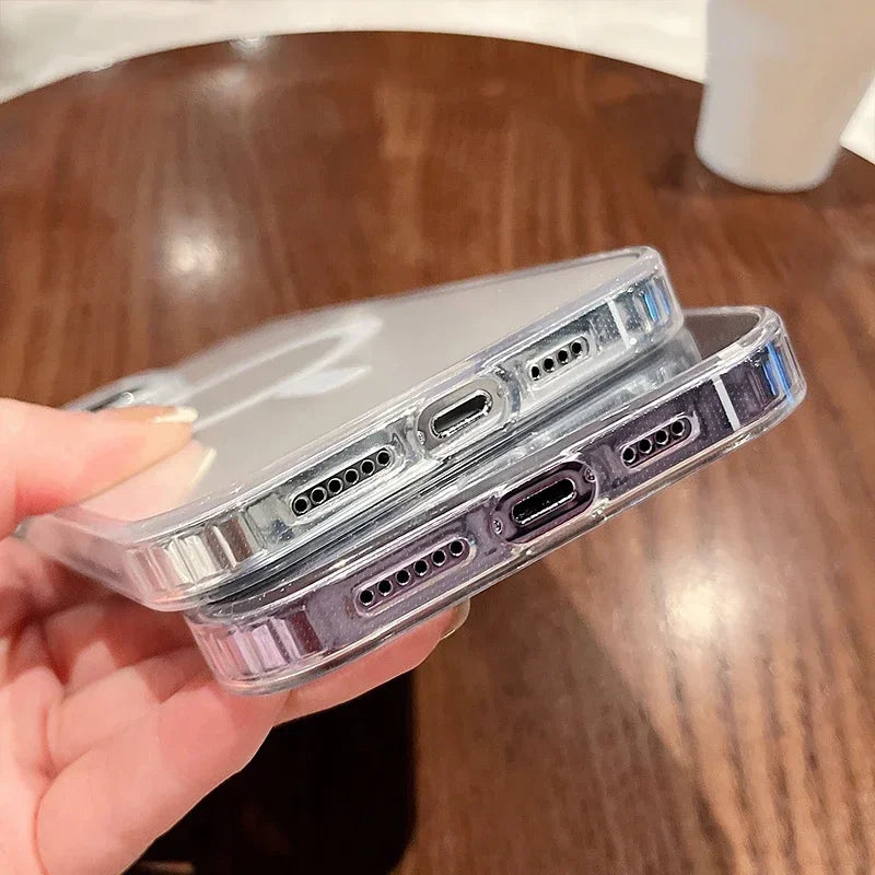 Crystal Clear MagSafe Shockproof Case for iPhone 7/8/X/11/12/13/14/15
