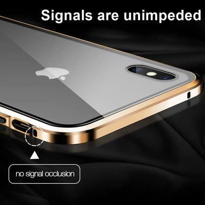 Anti Peeping iPhone Metal Case with Double-Sided Glass 7/8